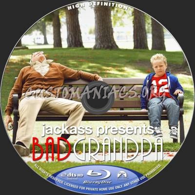Jackass Presents: Bad Grandpa blu-ray label