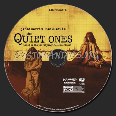 The Quiet Ones (2014) dvd label