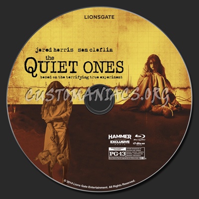 The Quiet Ones (2014) blu-ray label