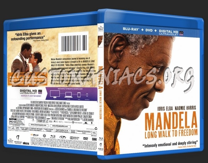 Mandela Long Walk to Freedom blu-ray cover