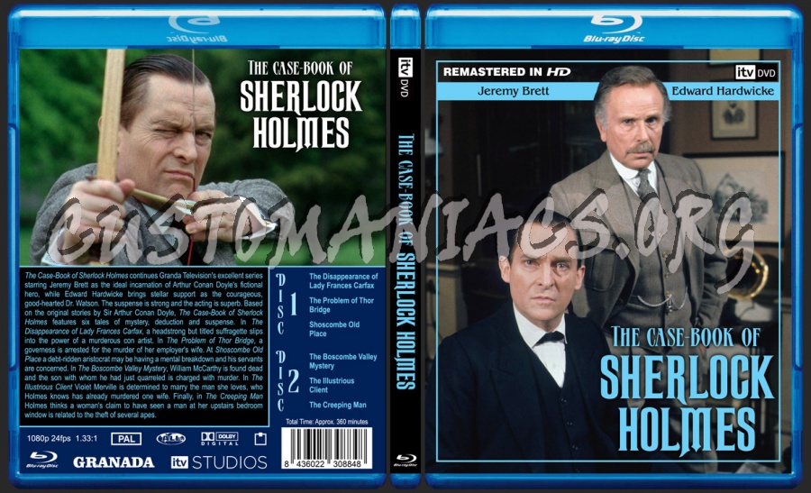 ITV/Granada Sherlock Holmes Blu-ray Set #2 blu-ray cover