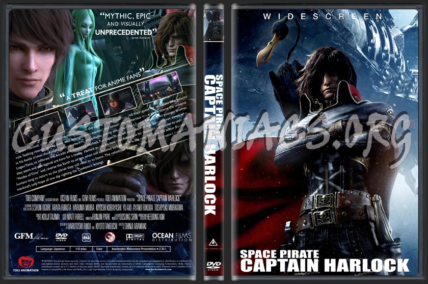 Space Pirate Captain Harlock dvd cover