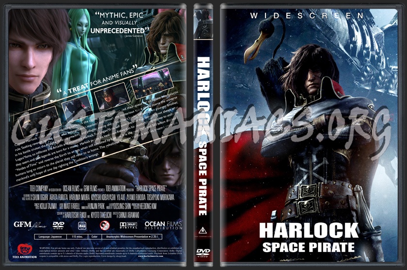 Space Pirate Captain Harlock dvd cover