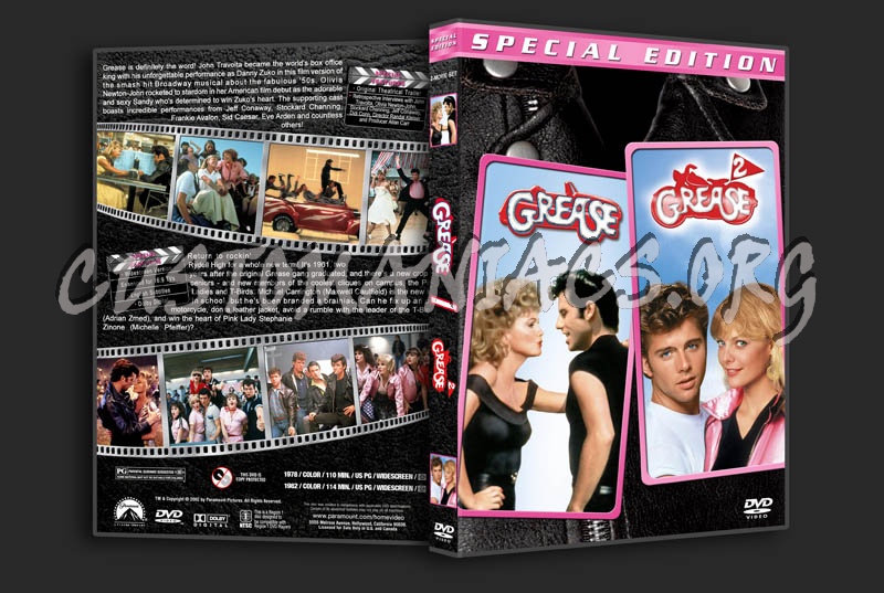 Grease / Grease 2 Double dvd cover