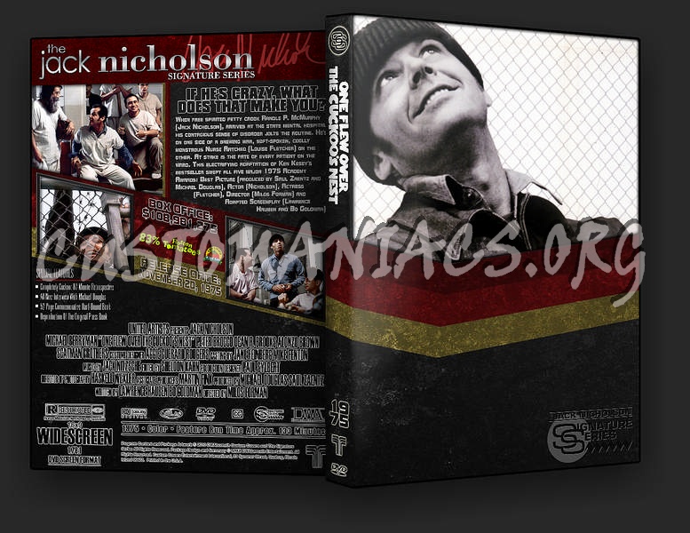 One Flew Over the Cuckoo's Nest dvd cover