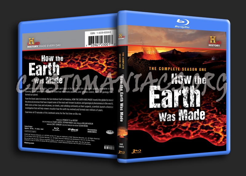 How the Earth Was Made Season 1 blu-ray cover