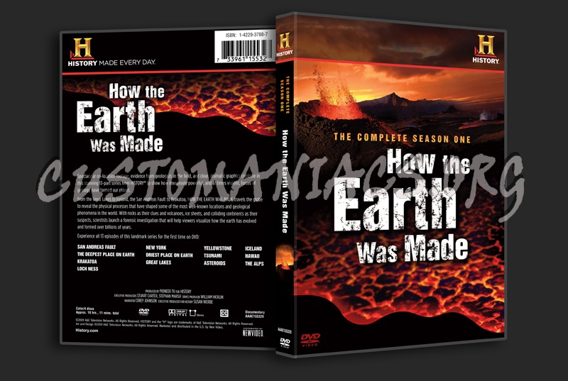 How the Earth Was Made Season 1 dvd cover