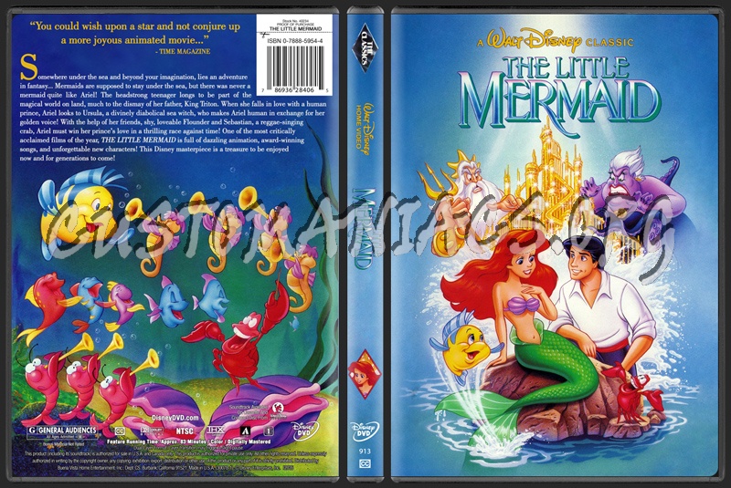 The Little Mermaid dvd cover