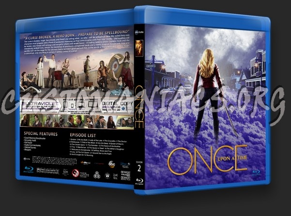 Once Upon A Time Season 2 blu-ray cover