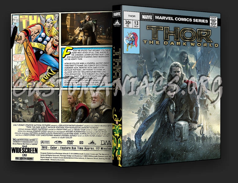 Thor: The Dark World dvd cover