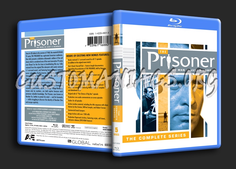 The Prisoner The Complete Series blu-ray cover