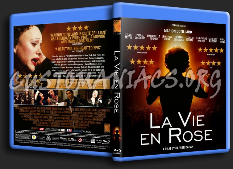 La Vie en Rose blu-ray cover