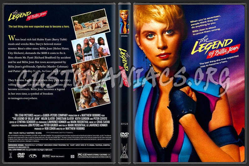 The Legend of Billie Jean dvd cover