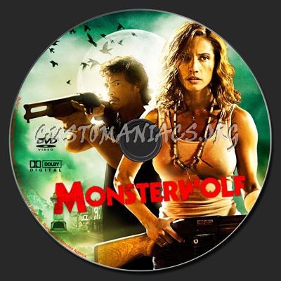 Monsterwolf dvd label
