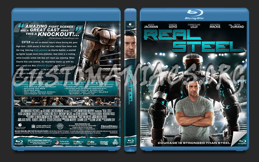 Real Steel blu-ray cover