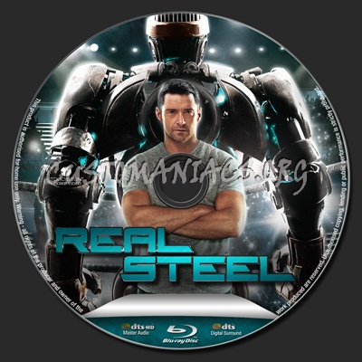 Real Steel blu-ray label