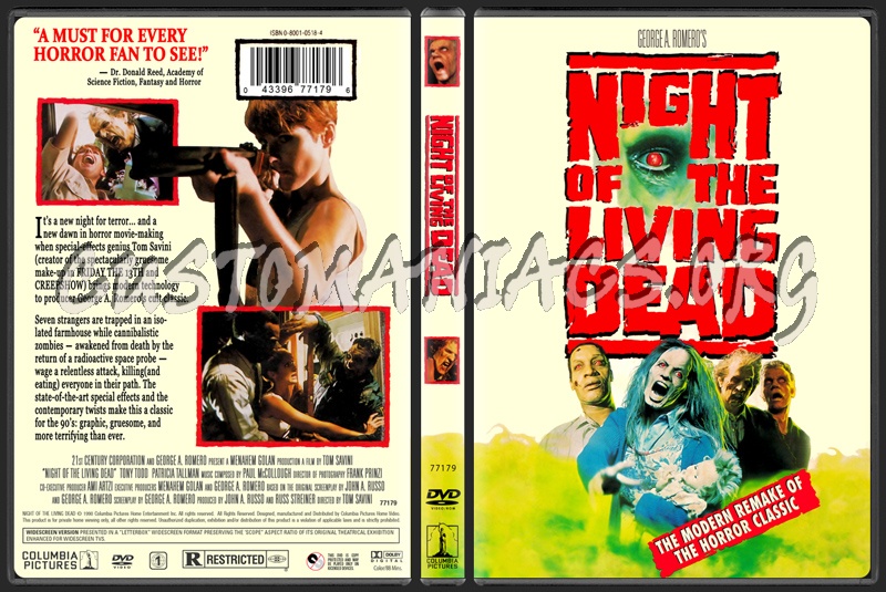 Night of the Living Dead (1990) dvd cover