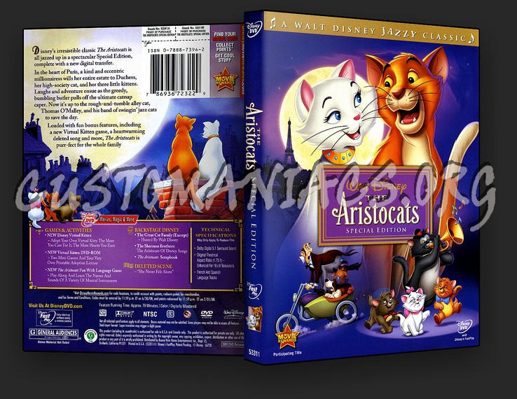 The Aristocats: Bonjour! A6 Size (fits Planner and Original) - Techo ...