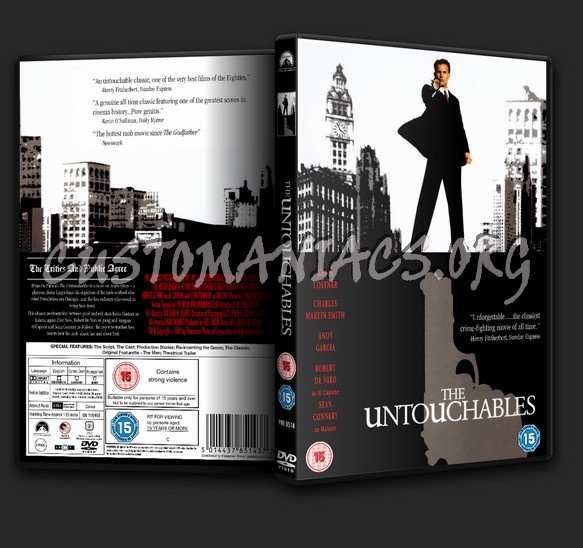 Untouchables, The dvd cover