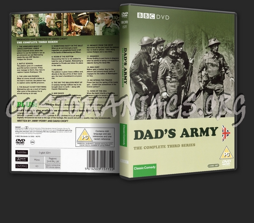 Dad's Army: Series 1-9 dvd cover