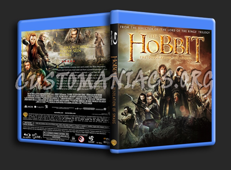 The Hobbit: The Desolation of Smaug blu-ray cover