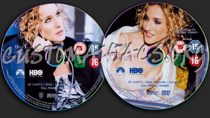 Sex and the City Season 5 dvd label