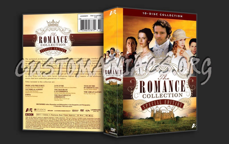 The Romance Collection dvd cover