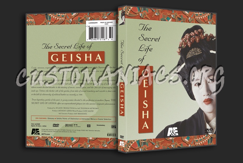 The Secret Life of Geisha dvd cover