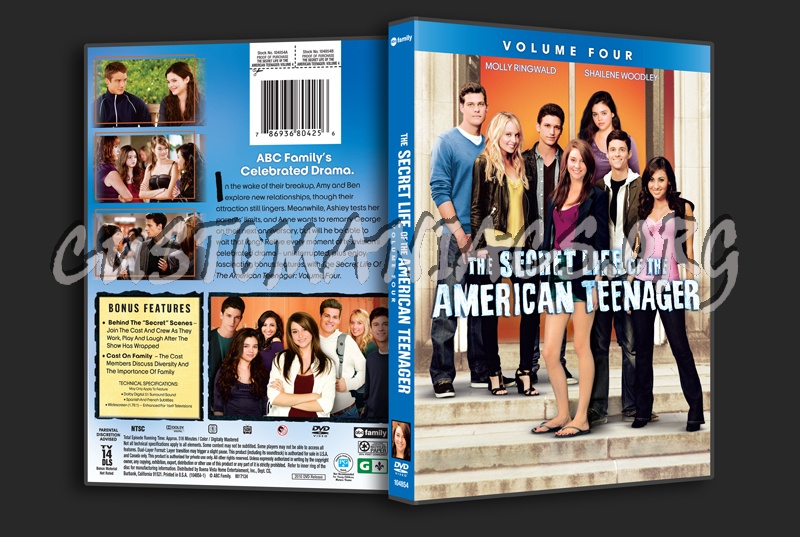 The Secret Life of the American Teenager Season 4 dvd cover