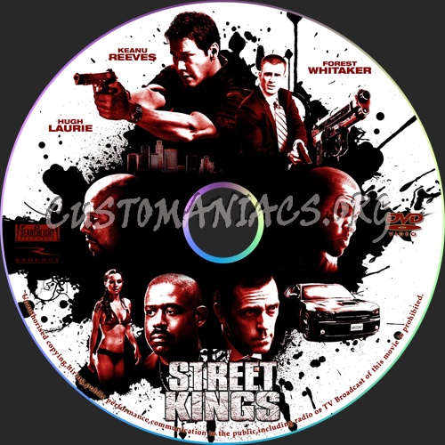 Street Kings dvd label