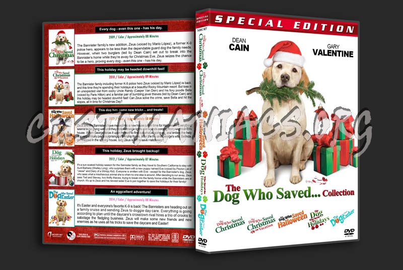 The Dog Who Saved ... Collection dvd cover