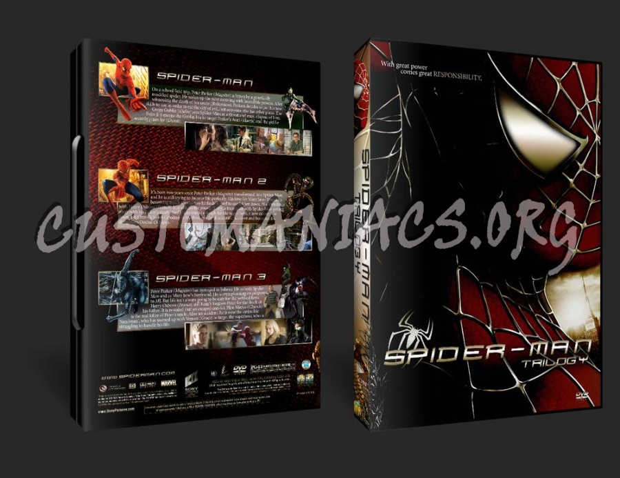 Spider-man Trilogy dvd cover