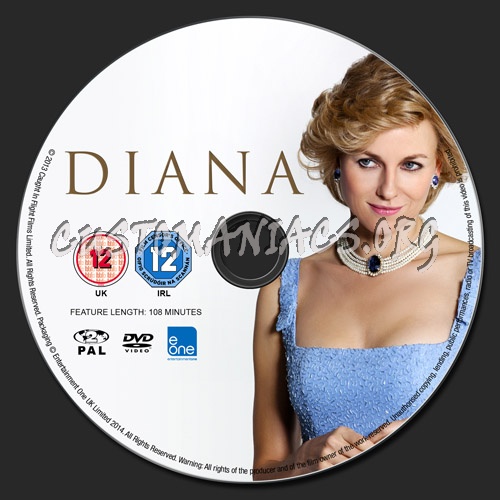 Diana dvd label