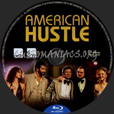 American Hustle blu-ray label