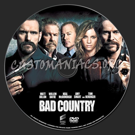 Bad Country dvd label