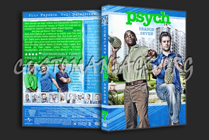 Psych Season 7 dvd cover