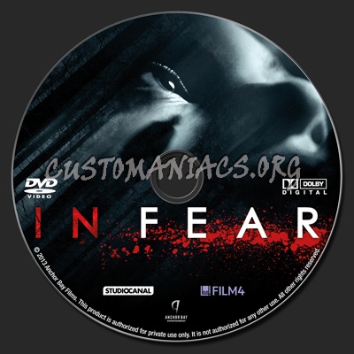 In Fear dvd label