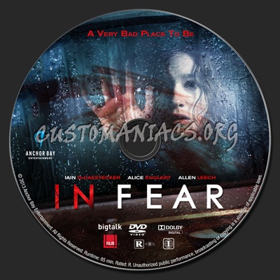 In Fear dvd label