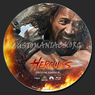 Hercules (2014) blu-ray label