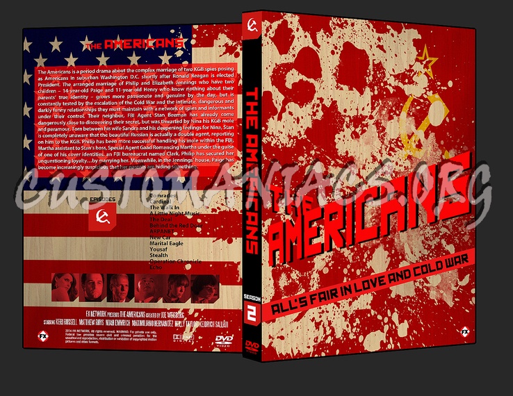 The Americans - Season 2 dvd cover