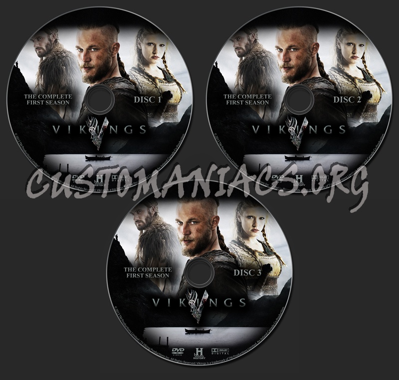 Vikings - Season 1 dvd label