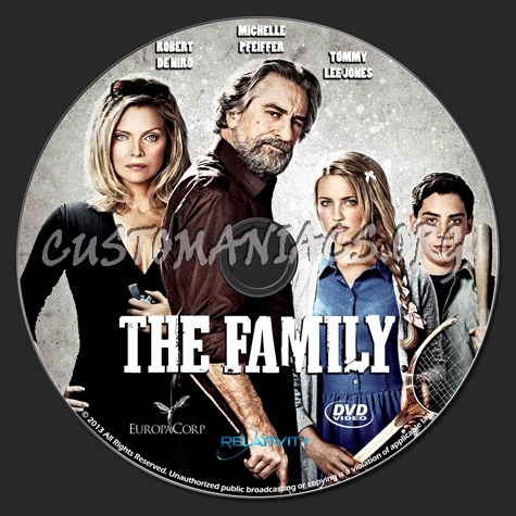 The Family dvd label