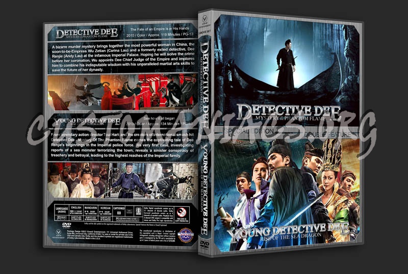 Detective Dee Double Feature dvd cover