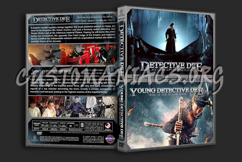 Detective Dee Double Feature dvd cover
