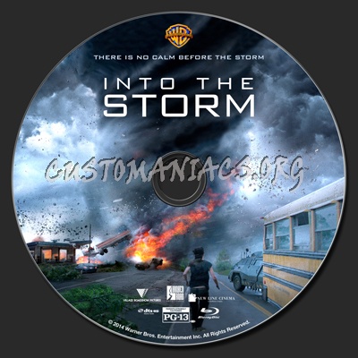 Into The Storm (2014) blu-ray label