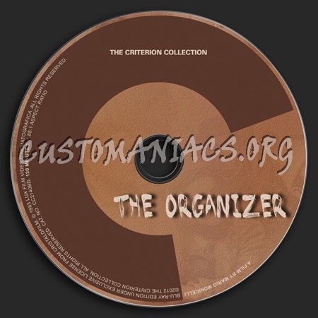 610 - The Organizer dvd label