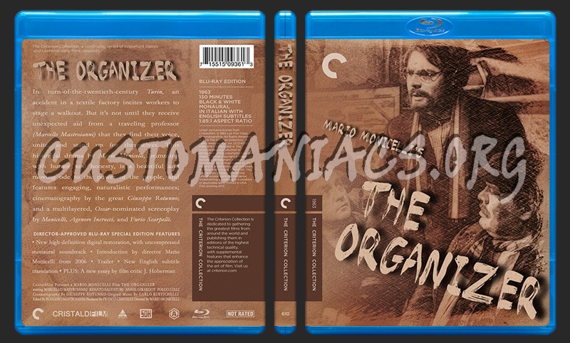 610 - The Organizer blu-ray cover