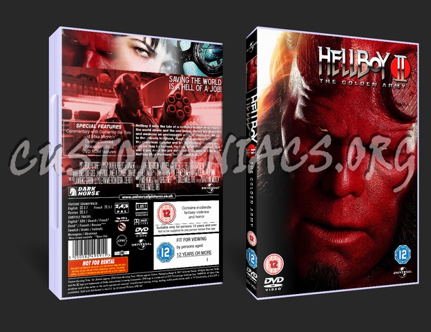Hellboy 2: The Golden Army dvd cover