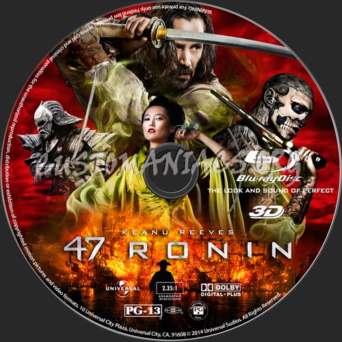 47 Ronin blu-ray label