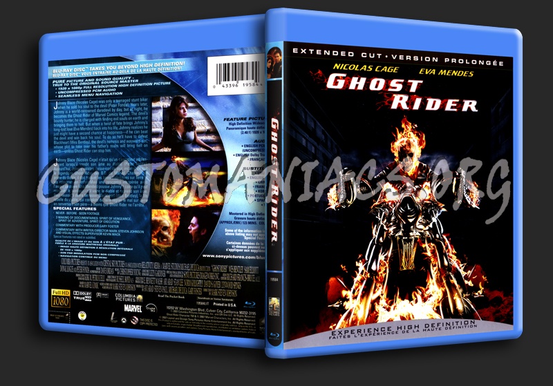 Ghost Rider blu-ray cover